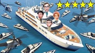 SOPRAVVIVO ALLE 5 STELLE DI POLIZIA SULLO YACHT! - Gta 5