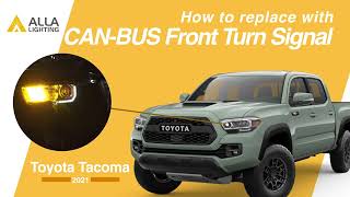 Replace | Change 2016~2023 Toyota Tacoma Turn Signal Light Bulb, Front