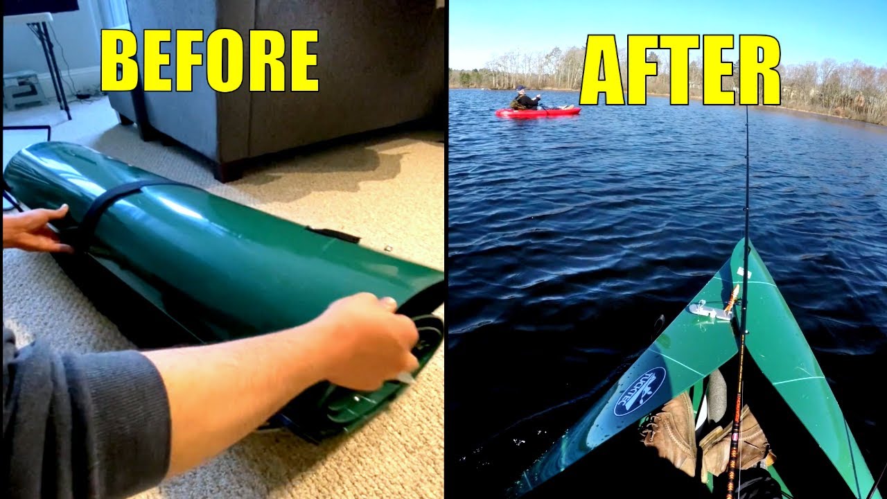 DIY Rod Holders  Fishing In The Tuktec Folding Kayak 