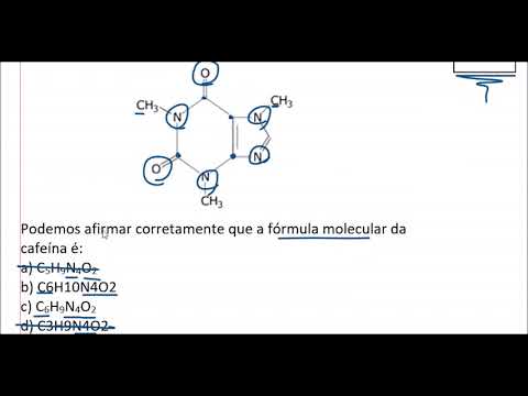 Vídeo: Qual é a fórmula empírica da cafeína?