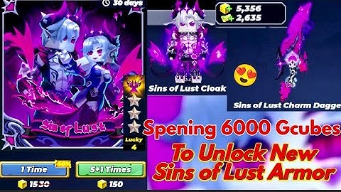 Spending 6000 Gcubes😱 | New Sin of Lust MVP Armor😍 | Skyblock | BlockmanGo | #blockmango 