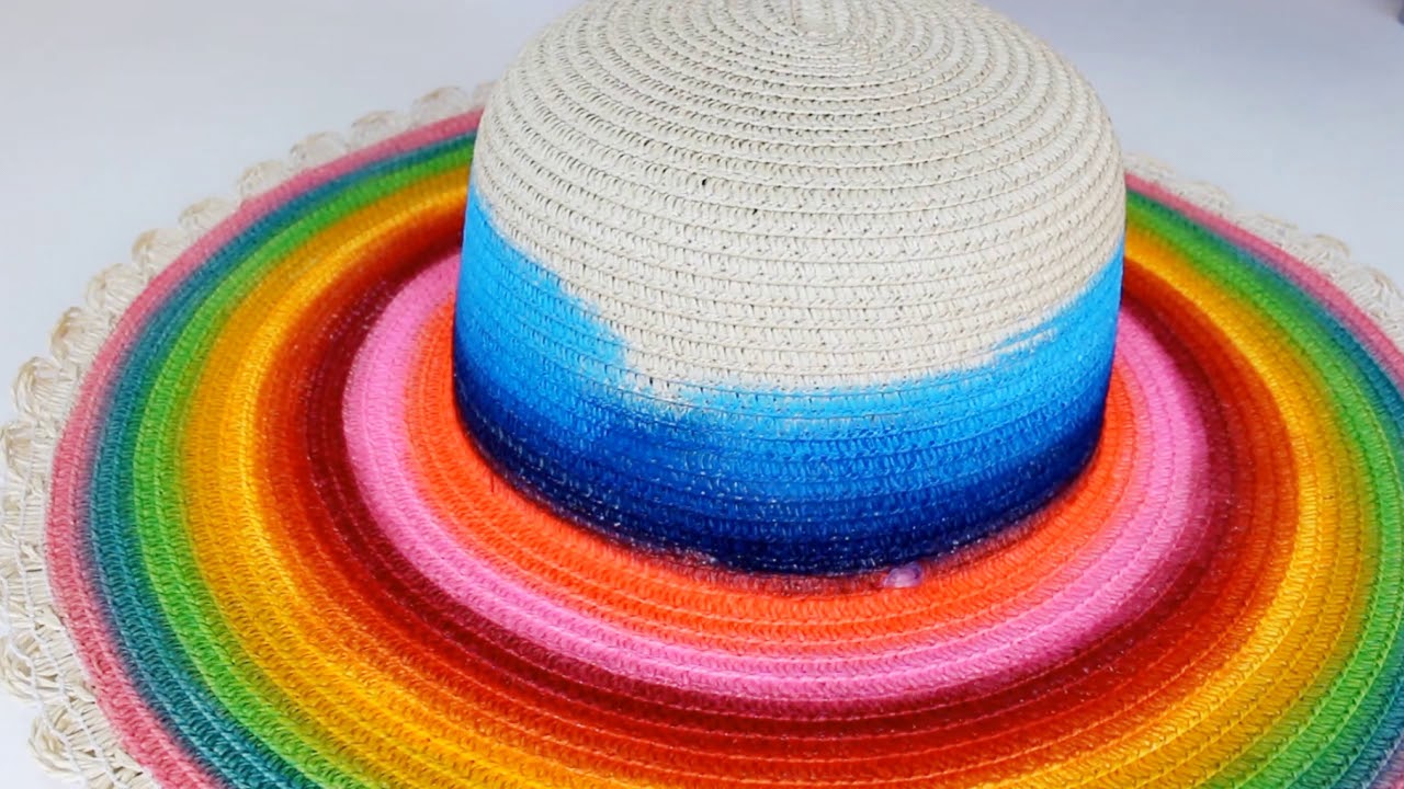 Chapeu Colorido Para Carnaval Youtube