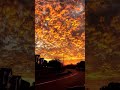 جمال الغيوم وقت الغروب