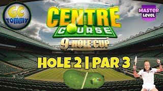 Master, QR Hole 2 - Par 3, HIO - Centre Course 9-hole cup, *Golf Clash Guide*