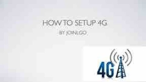 Menu Operation - how to setup 4G on JOINLGO MDVR