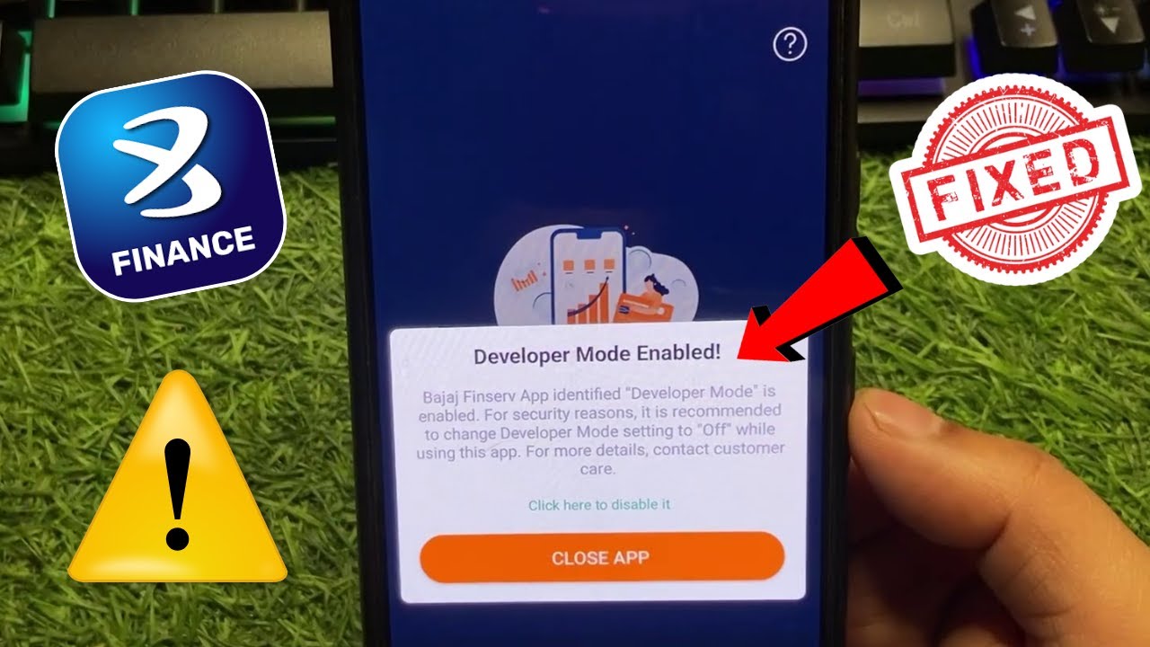 Developer Mode Enabled! Bajaj Finserv app problem fixed | Bajaj Finserv App identified "Developer...