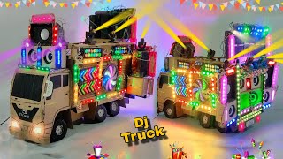 Mini Dj Truck Loading At-Home Dj Toy eicher dj mini box and light ganapti dj loding by cardboard dj