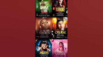 Get Ready to PARTY with the Easiest Photoshop Flyer Design Template Ever!