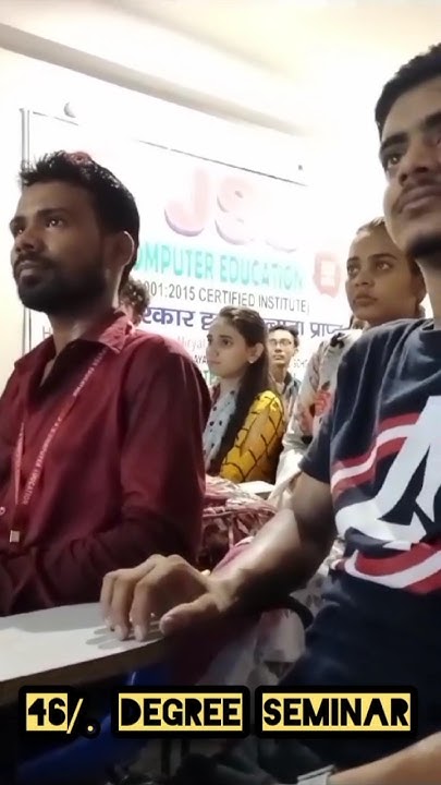 Jss Computer Education ADCA Student.Seminar! #seminar #viral #jss # ...