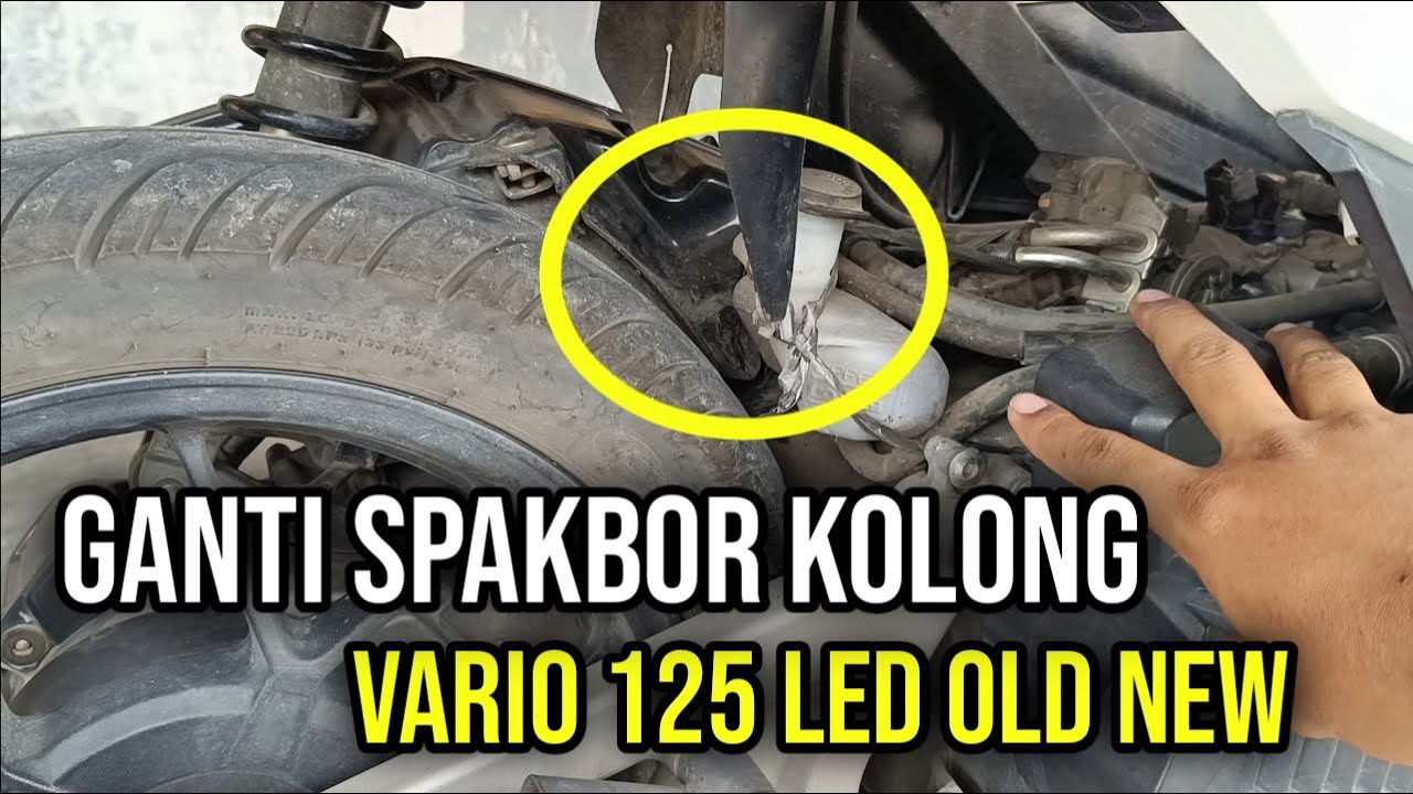 Tutorial cara ganti / pasang spakbor kolong hugger vario 125 LED