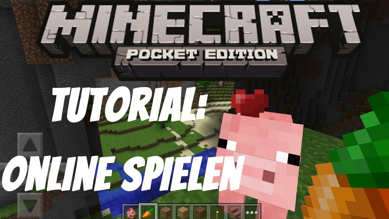 TUTORIAL MINECRAFT POCKET EDITION ONLINE SPIELEN [How to] YouTube