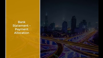 SAP Business ByDesign - Bank Statements & Allocation