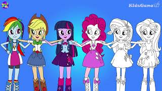 equestria girls coloring pages