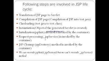 JSP (java server pages ) || JSP life cycle in hindi || BCA || BCS053|| Block-2 Unit-2
