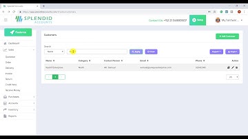 Add a new customer - Splendid Accounts