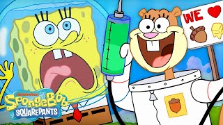 SpongeBob Goes Nuts for Sandy's Nutty Butter  | 'Sandy's Nutmare' Full Scene | SpongeBob