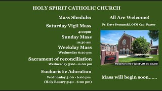 13th SUNDAY IN ORDINARY TIME MASS AT HOLY SPIRIT CHURCH JUNE 28, 2026