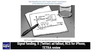 Ethernet Turned 50 - Signal funding, X (Twitter) ad fallout, RCS for iPhone, TETRA review