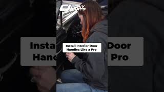 Easy Classic Mustang Interior Door Handle Install with this C-Clip Trick!