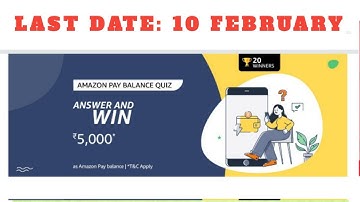 Amazon Pay Balance Quiz Answers Today|24 January|Amazon Funzone Pay Balance Quiz | Daily Quiz Time