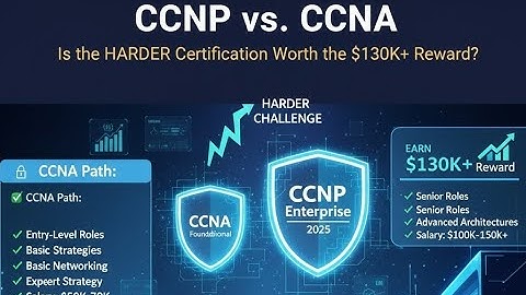 CCNP vs. CCNA: Is the HARDER Certification Worth the $130K+ Reward?