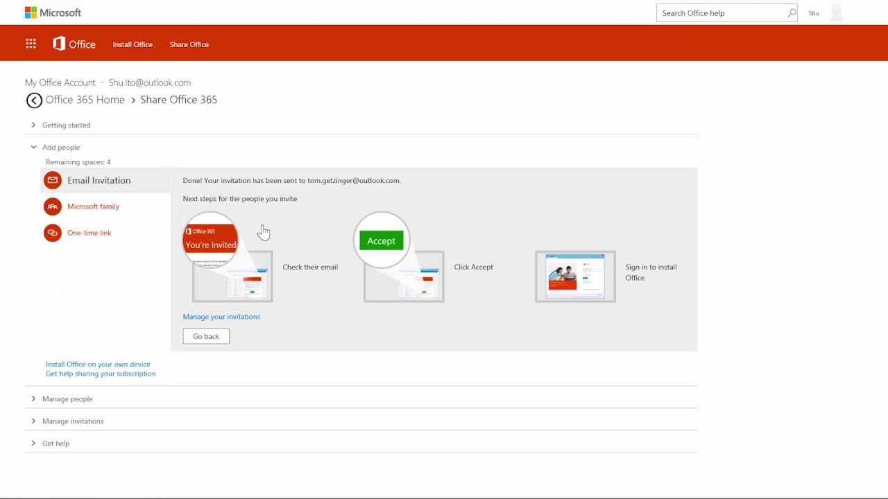 How Do I Manage And Share My Office 365 Home Subscription Youtube
