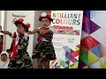 Tifany pentas tari hari pahlawan TK B di Bg Juction Surabaya 08-11-2018