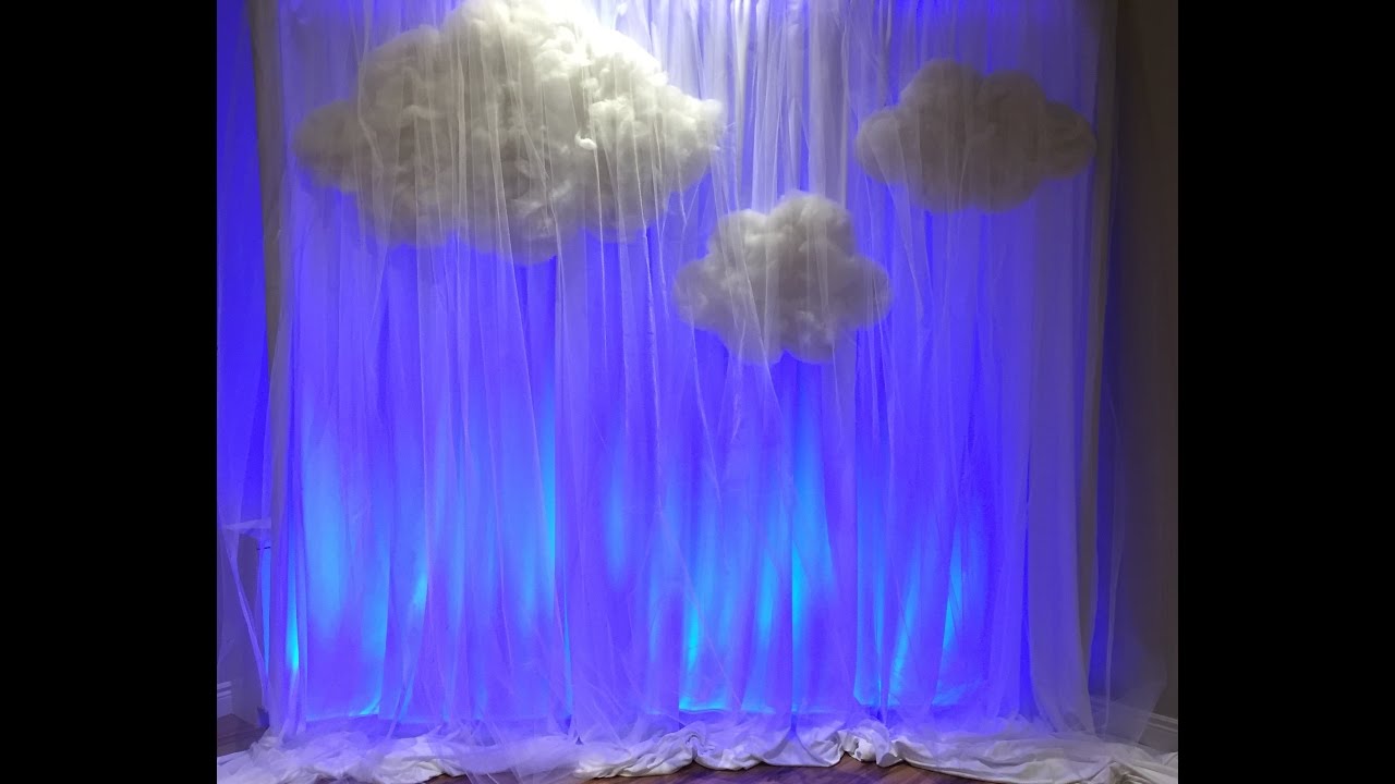 Realistic Clouds 3D Artificial Clouds White Fake Cloud Party Hanging Decor  Prop