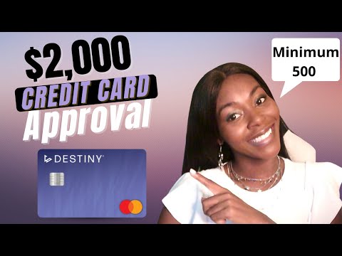$2,000 Credit Card Approval - Pre-qualify With NO Hard Inquiry - Destiny Mastercard | Rickita