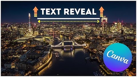 Text Reveal Animation Effect | Canva Tutorial | Mazrify