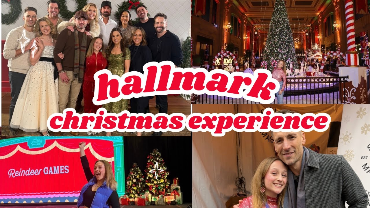 hallmark christmas experience vlog!!