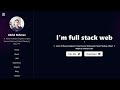 HTML & Tailwind CSS Portfolio (Part 1) fully responsive