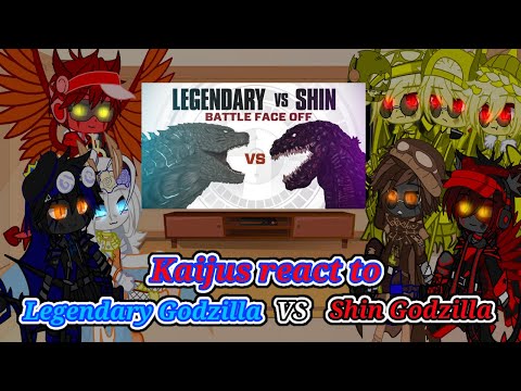 // Kaijus react to Legendary Godzilla vs Shin Godzilla // By Goji Center //