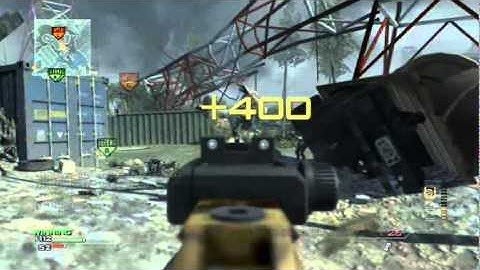 mw3 double then multi kill with mp7