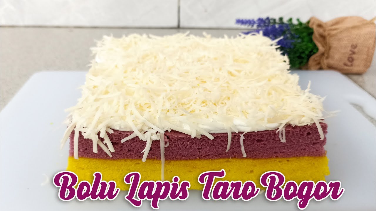 Resep Bolu Lapis Kukus Talas Bogor Mirip Banget Sama Aslinya YouTube