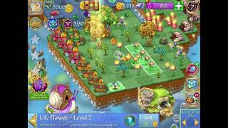 Merge dragons creating incredible life tree using moon chest level 13 life flower part 5