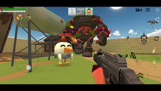 Play in the game Chicken Gun VS Monster