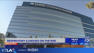 Orange County hospital sees troubling spike in children with respiratory illnesses