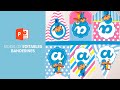 👩‍💻✨BANDERINES EDITABLES para FIESTAS INFANTILES ,CUMPLEAÑOS,EVENTOS (GRATIS) a cualquier temática