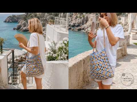 Comment faire un sac de plage au crochet en raphia ? Modèle super facile er rapide ☀️