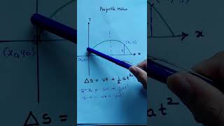 Kinematics projectile motion common equation to find x,y vce physics maths spesh