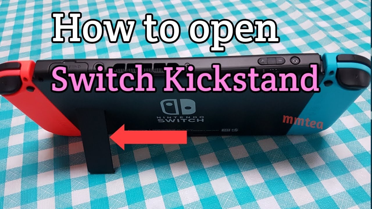 Beliggenhed Squeak ankomst How To Open Nintendo Switch Kickstand - YouTube