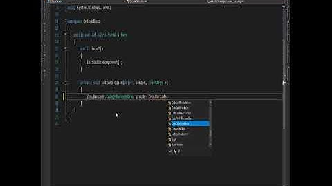 QrCode Demo Project in C#
