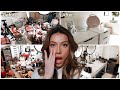 DECLUTTERING MY MAKEUP COLLECTION IN 2021! CLEANING MY BEAUTY ROOM & ORGANISING MY VANITY!