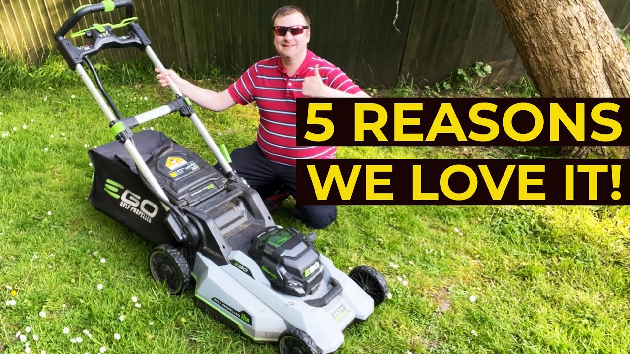 5 Reasons we LOVE our Ego Lawnmower! LM2156SP Review 