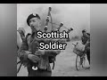 Bagpipe "Scottish Soldier" Song in voice and Pipe Band to Tribute at soldiers and pipers of the wars