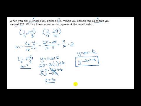 Creating an Equation from Context