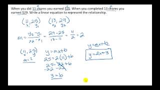 Creating an Equation from Context