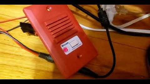 powering my Mircom Mini horn off 6V