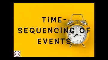 Time:  Sequencing of Events - Video 1